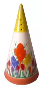 Seltene Moorland Keramik Chelsea Works Burslem Clarice Cliff Stil Zuckersieb - Bild 1 von 5