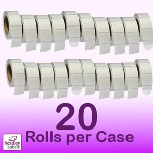 Clear Retail Package Seals 2" Inch Round  Wafer Labels 500 Per Roll (20 rolls) - Picture 1 of 4