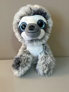 Scent Sations 10" Grey Sloth Series 3 Cookies Scent Soft Plush Sparkle Blue Eyes - Picture 1 of 11