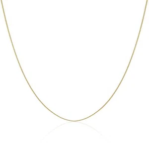 Gold Plated Sterling Silver Diamond Cut Curb Choker 12 Inch + 3 Inch Extender - Picture 1 of 9
