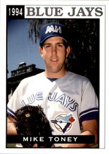 1994 Medicine Hat Blue Jays Sports Pro #23 Mike Toney Stuttgart Germany Card