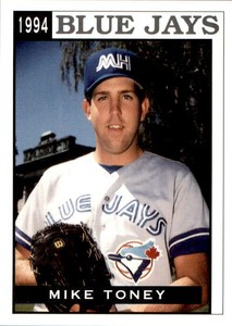 1994 Medicine Hat Blue Jays Sports Pro #23 Mike Toney Stuttgart Germany Card