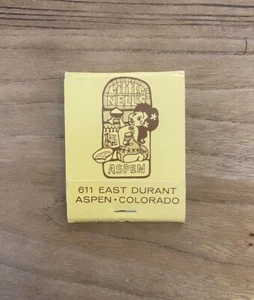 Vintage Rare Little Nell’s Aspen Colorado Brothel Red Light District Matchbook  - Picture 1 of 5