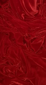 1 m roter weicher Micro Triple Samt ohne Stretch Kleiderherstellung Handarbeit Stoff 58 Zoll - Bild 1 von 5