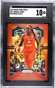 2020 Panini Prizm WNBA #37 Jonquel Jones Red Prizm /275 SGC 10 Gem Mint - Picture 1 of 2