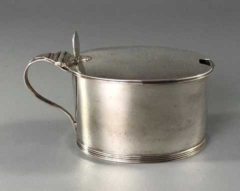 George III SIlver Mustard Pot Robert Hennell London 1793 108g EEZX Cover