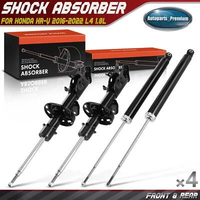 4x Front & Rear Side Shock Absorber Suspension Struts for Honda HR-V 2016-2022 - Image 1 of 4