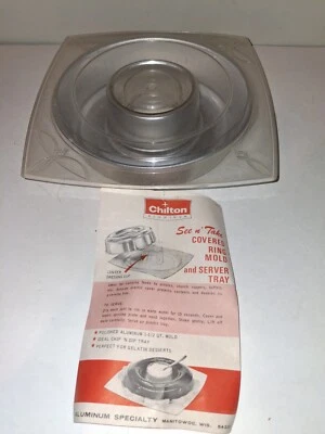 Vintage Chilton Aluminum See N Take Covered Ring Mold - Image 1 of 4