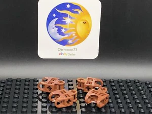 TECHNIC Lego Brand Axle Connector 2x3 for BIONICLE 32174 Brown (x4) - Picture 1 of 3