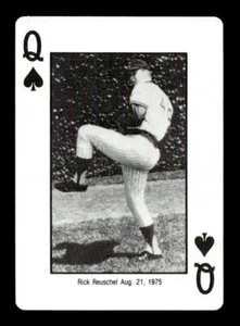 Tarjeta de juego Cubs Brickhouse 1984 #12S Rick Reuschel - casi nueva-como nueva - Imagen 1 de 2