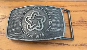 1776 - 1976 American Revolution Bicentennial Belt Buckle By LEE CO - Picture 1 of 2