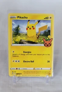 🔥 Pokemon TCG 🔥 Pikachu 049/203 🔥 Trick or Trade Halloween Stamp ✈️🚀 - Picture 1 of 1