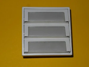Siedle Tastenmodul Siedle TM 511-03 W weiß 3er Klingelmodul beleuchtet SSS - Bild 1 von 2