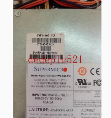 1 PCS Ultra Micro PWS-665-PQ 665W Tower Workstation Netzteil - Image 1 of 3