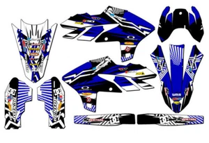 2024-2025 YZ 250 F 4-STROKE MAYHEM Blue Senge Graphics Kit Compatible - Picture 1 of 10