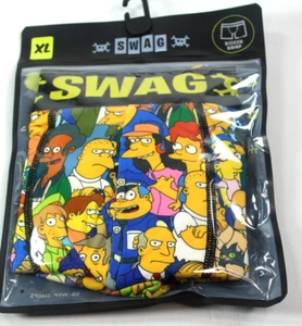 Swag Men's Boxer Briefs The Simpsons Extra Large Size 38 - 40 Inches New Sealed - Picture 1 of 3
