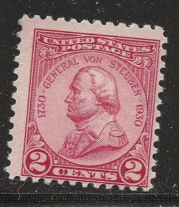US Scott #689, Single 1930 General Von Steuben 2c FVF MNH - Picture 1 of 1