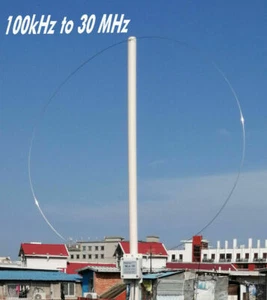 MLA-30 Antena pętlowa Aktywna antena odbiorcza 100kHz - 30MHz do radia krótkofalowego - Zdjęcie 1 z 4
