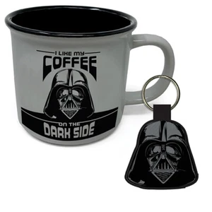 Juego de tazas y llaveros Star Wars Darth Vader Like My Coffee on The Dark Side - Imagen 1 de 3