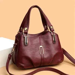 Bolso de mano de cuero para mujeres Bolsos bandolera de hombro Bolso grande para damas Bolso de viaje - Imagen 1 de 9