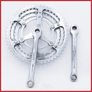NOS SOLIDA STAHL DREIFACH KURBELSATZ VINTAGE STRASSE ALT GEKOCHT 170 52 47 40 - Bild 1 von 7