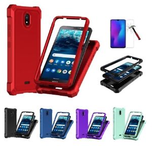 For Nokia C100, Full Body Soft TPU Cover Case with Tempered Glass