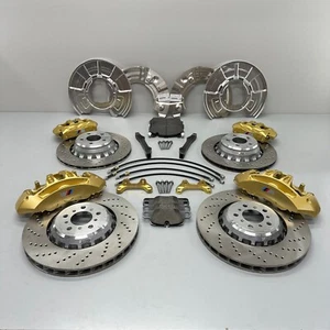 Full Big brake kit M5 F10, rotors, X5M Brembo for BMW X5 X6 F15 F16 Golden - Picture 1 of 5