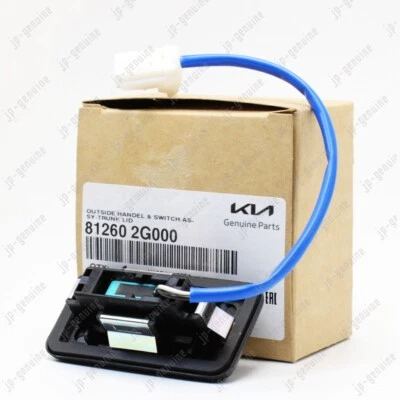 Conjunto de interruptor de manija de liberación de bloqueo de tapa de maletero KIA Optima/Cadenza/Forte genuino OEM Foto 1 de 4