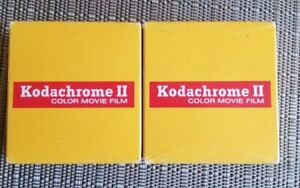 Sealed Kodachrome II Super 8 film (2 cartridges)