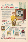 1956 RCA VICTOR TV ANNONCE ORIGINALE EN FRANÇAIS