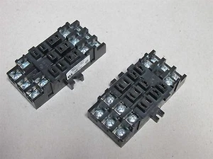 Paquete de 2 conectores personalizados SS11 11 pines 3 PDT enchufe base cuadrada 10A 300V 15A - Imagen 1 de 3