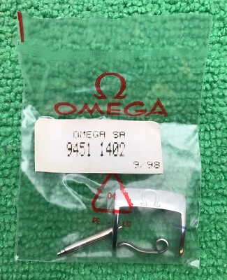 Пряжка OMEGA Tang 9451 1402 подлинная 14 мм нержавеющая сталь новая из старых запасов - Изображение 1 из 4