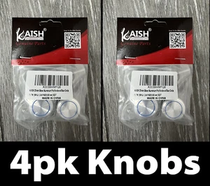 4pk KAISH K1825-Plata 25mm Aluminio Perillas para Olla con Círculo Azul - Imagen 1 de 7