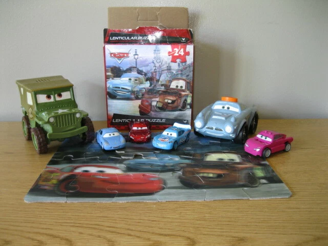 Lote Mixto de 7 Coches Disney Diecast Plástico Parlante y Rompecabezas 3D Foto 1 de 4