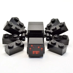 Minecraft Spider, Brick Built, 21118 21113 minespider01 LEGO® Minifigure Figure - Picture 1 of 4