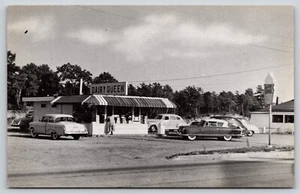 Postcard Dairy Queen East Greenwich Rhode Island Ice Cream Restaurant - Picture 1 of 2