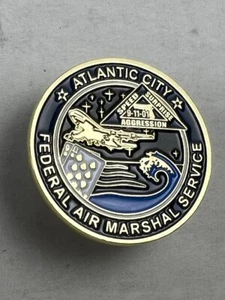 Federal Air Marshal Atlantic City 9-11 Speed Surprise Aggression Challenge Coin - Picture 1 of 3