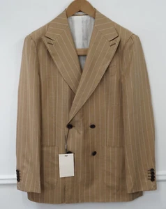 Blazer Hombre Suitsupply Pico Doble Pecho Habana Marrón Talla EU46 UK/US36 - Imagen 1 de 8