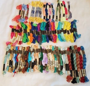 80+ Lote Mixto Madejas Hilo DMC Bucilla J & P Abrigos Bordados Limón 100% Algodón - Imagen 1 de 15