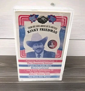 Kinky Friedman  the Texas One Good American To Another Cassette Tape #US19 - Picture 1 of 4