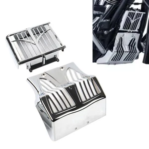 Lower Fairing Spoiler Mudguard Oil Cooler Cover Chrome For Indian Bagger 15-2023 - Picture 1 of 6
