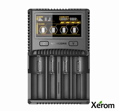 Nitecore SC4 Superb Battery Charger Lithium NiMH-Cd INR 18670 26650 AA AAA - Image 1 of 4