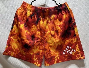Pantaloncini Bravest Studios Flame nuovi 100% autentici taglia GRANDE - Foto 1 di 10