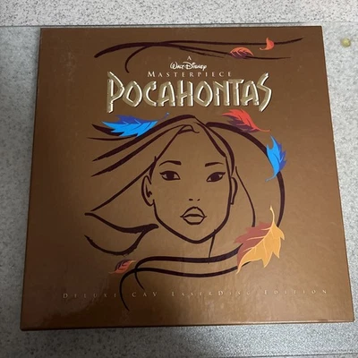 Walt Disney Masterpiece Pocahontas Deluxe Edition CAV 3 Laserdisc Box Set - Image 1 of 2