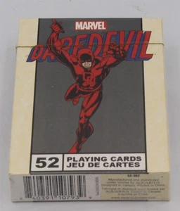 Carte da gioco Marvel Daredevil dimensioni poker stile retrò nuove - Foto 1 di 2