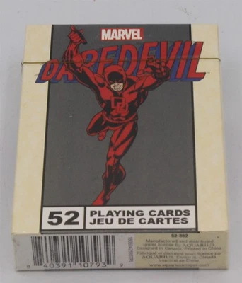Marvel Daredevil Playing Cards Poker Size Retro Style New - Image 1 of 2