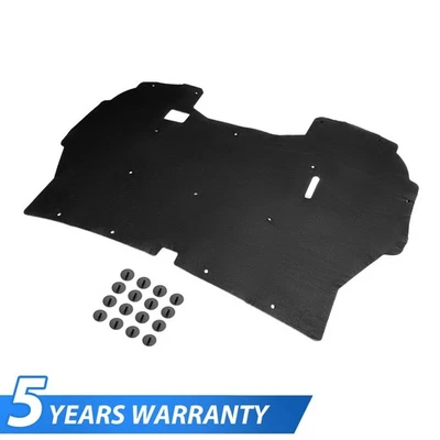 Protetor térmico almofada isolamento capô dianteiro com clipes para Ford F150 F250 F350 1992-1997 - Imagem 1 de 4