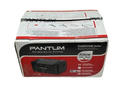 Pantum P2200/P2500 беспроводной монохромный лазерный принтер P2502W новый в открытой коробке - Изображение 1 из 3
