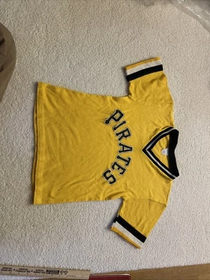 VTG Pittsburgh Pirate Jersey Boys L Yellow Willie Stargell on tag 80s  - Image 1 of 4