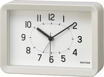 RHYTHM PLUS Alarm Clock with Continuous Second Hand,8RE675SR03 - Image 1 of 4